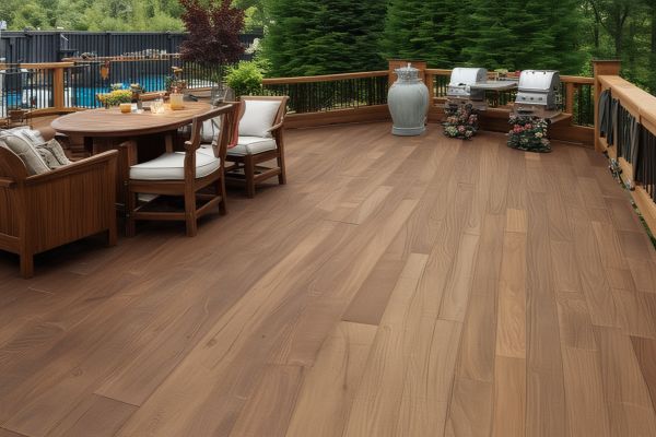 Premium deck materials showcase