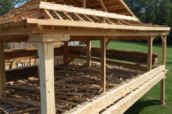 Quality lumber and gazebo construction materials